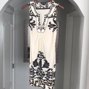 Hale Bob | 100% silk cream dress